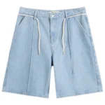 about:blank Wide Denim Short