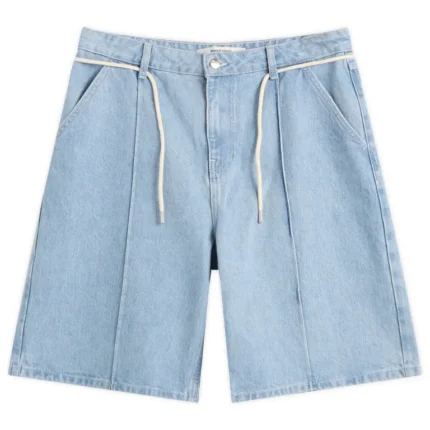 about:blank Wide Denim Short