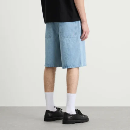 about:blank Wide Denim Short