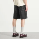 about:blank Wide Denim Short