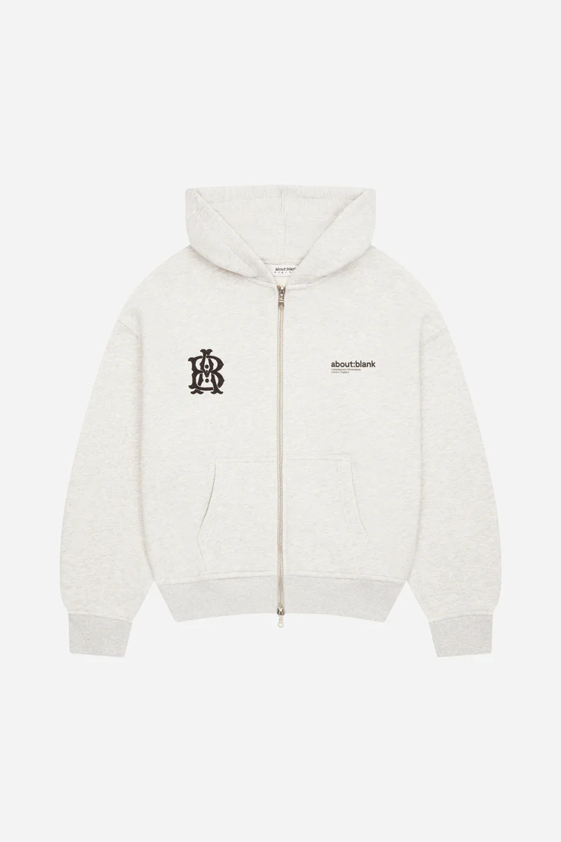 DUAL_LOGO_ZIP_HOODIE_GREY_MARL_1 dual logo zip hoodie