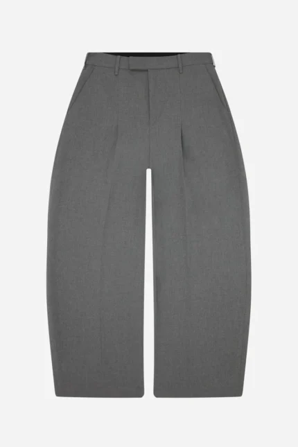 tailored wide leg trouser