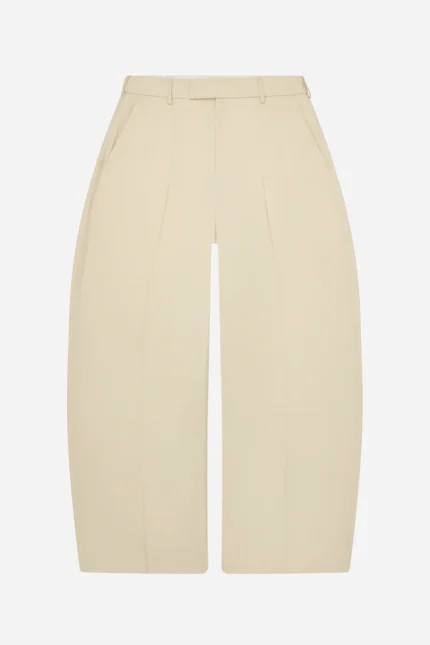 tailored wide leg trouser
