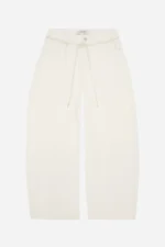 wide leg felled denim