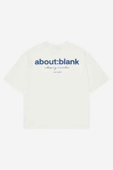 About:blank box t-shirt