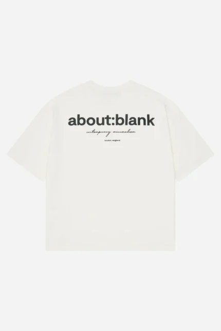 About:blank box t-shirt -