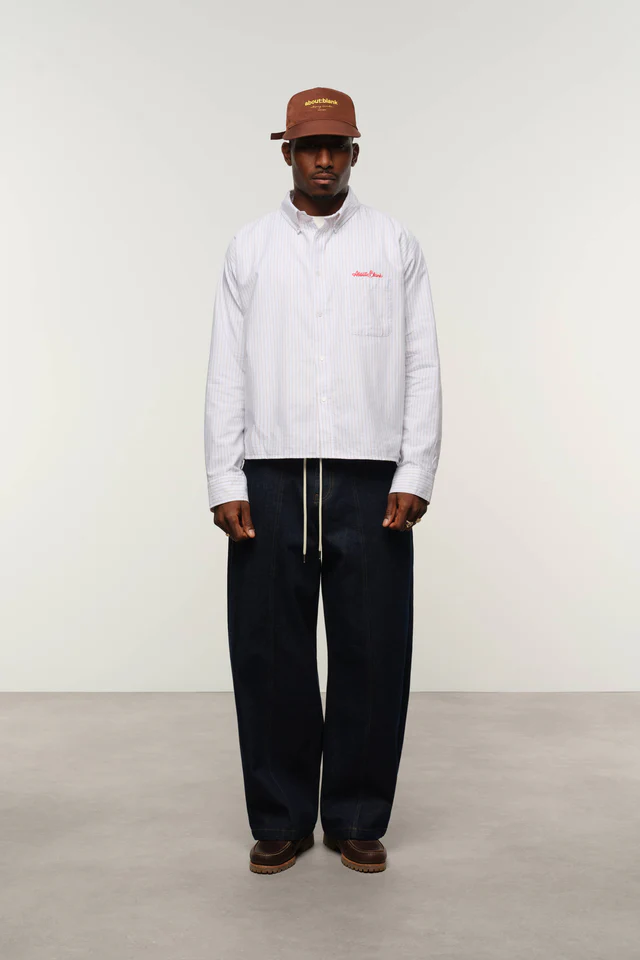 About:blank oxford script shirt