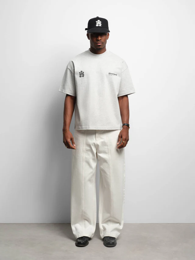 About:blank dual logo t-shirt