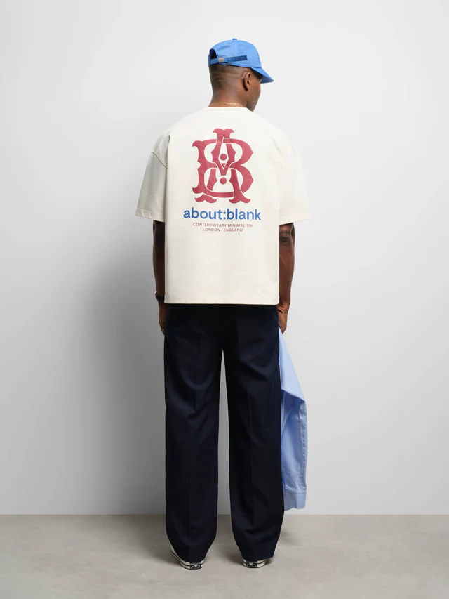 About:blank insignia t-shirt