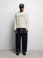 About:blank garcon long sleeve waffle