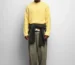 About:blank rib mock neck crew