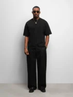 About:blank mock neck t-shirt