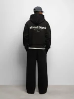 About:blan box zip hoodie