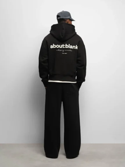 About:blan box zip hoodie