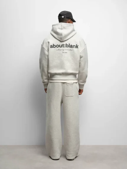 About:blank box zip hoodie