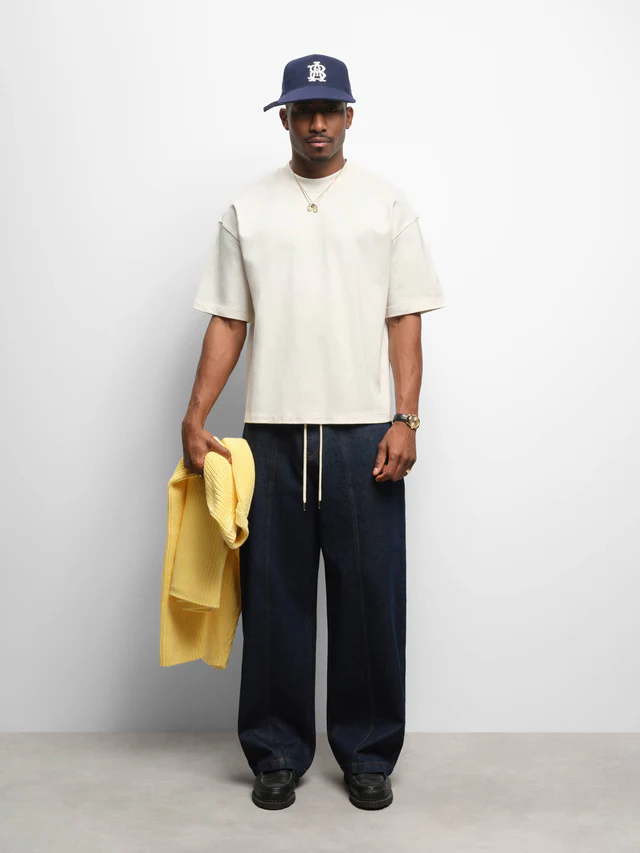 About:blank mock neck t-shirt