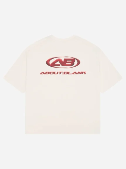 About:blank oblique t-shirt