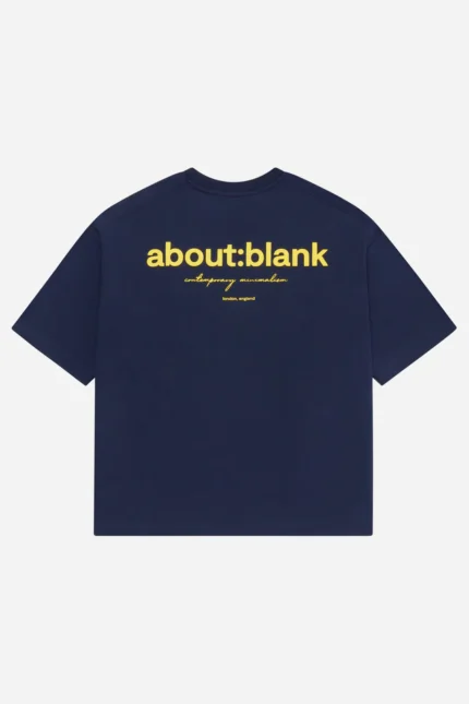 About:blank box t-shirt