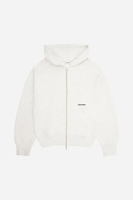 About:blank box zip hoodie