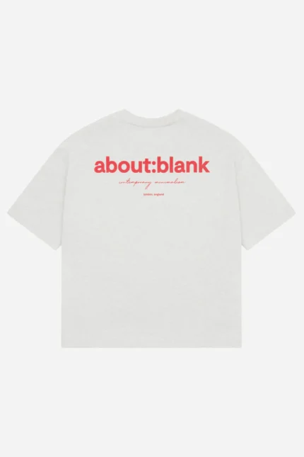 About:blank box t-shirt