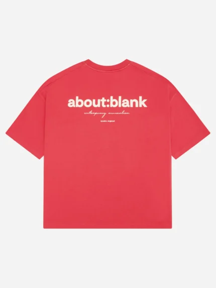 About:blank box t-shirt