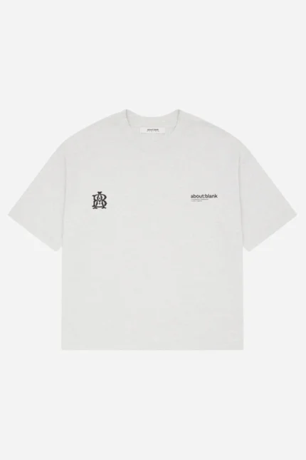 About:blank dual logo t-shirt