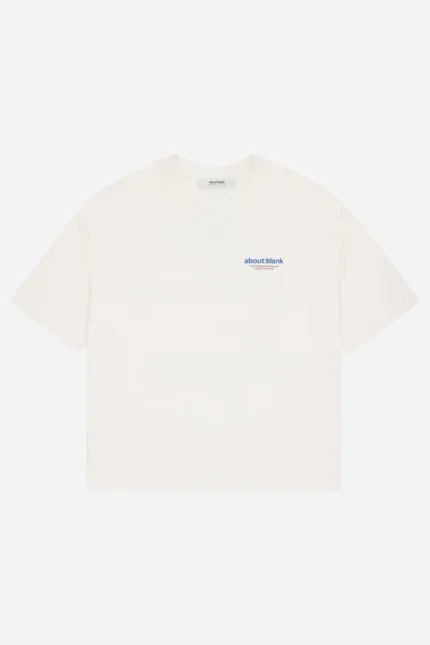 About:blank insignia t-shirt