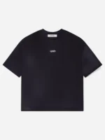 About:blank raw hem ellipse t-shirt