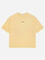 About:blank raw hem ellipse t-shirt