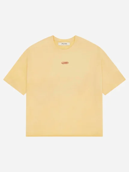 About:blank raw hem ellipse t-shirt