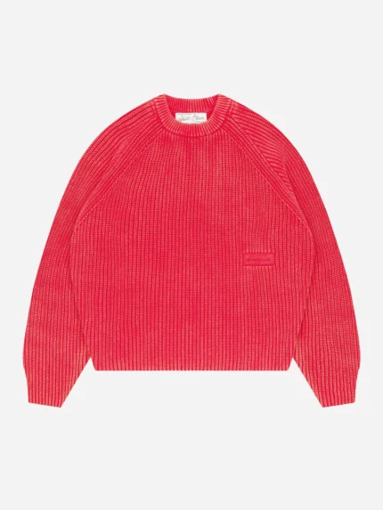 About:blank rib mock neck crew