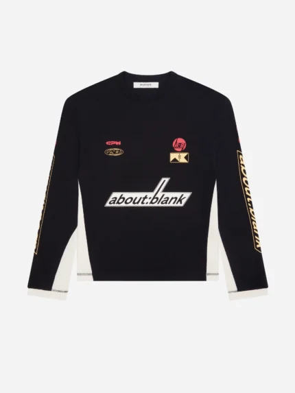 About:blank slalom graphic waffle t-shirt