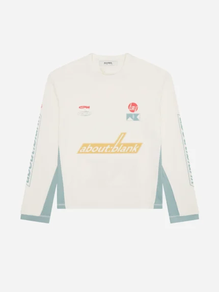 About:blank slalom graphic waffle t-shirt