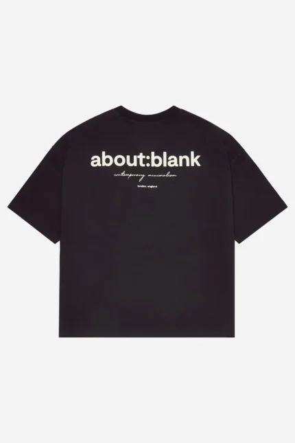 About:blank box t-shirt