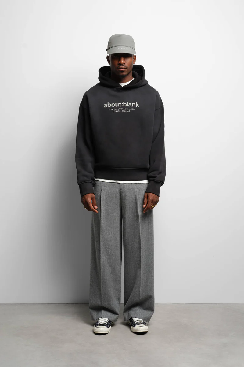 About:Blank garcon hoodie Black - Image 2