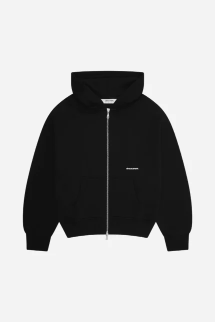About:blank box zip hoodie